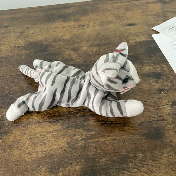 Ty Beanie Baby * Prance the Cat * Date of birth: November 20,1997 * - Picture 4 of 9